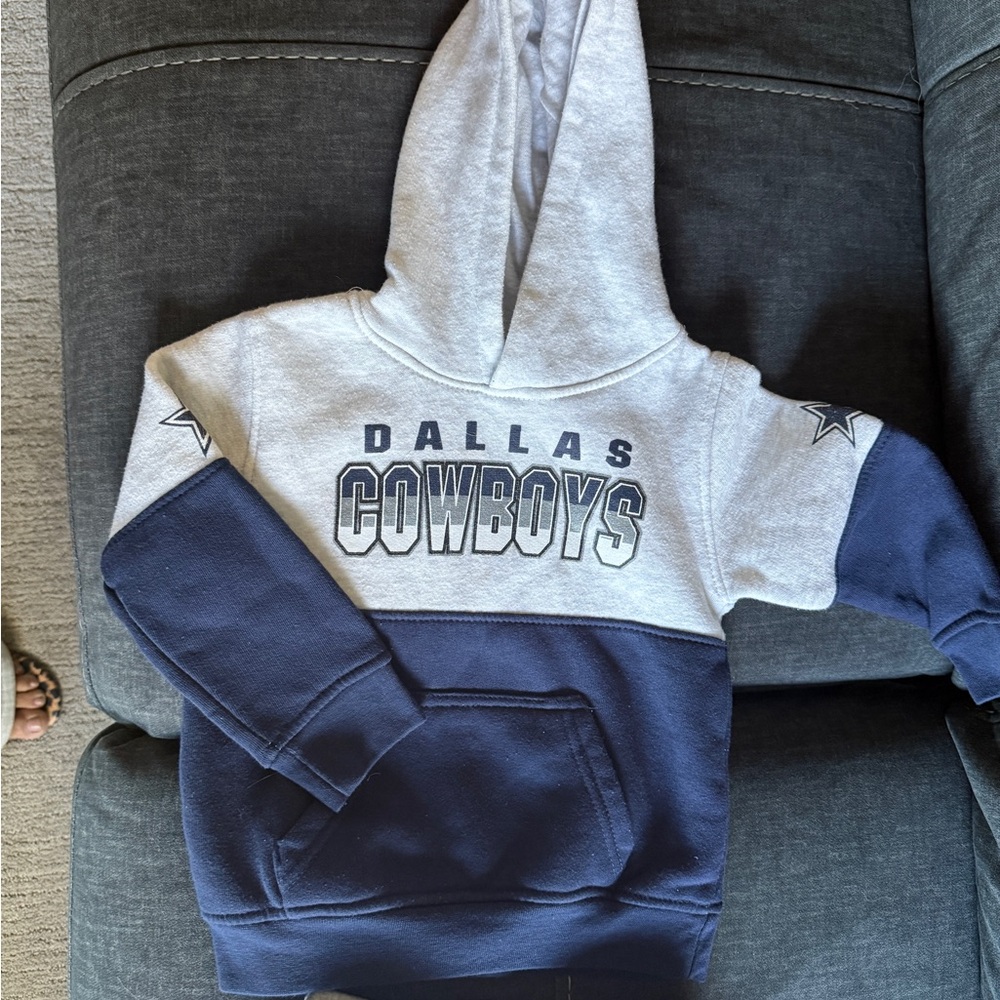 NFL Team Apparel Kids Gray Hoodie